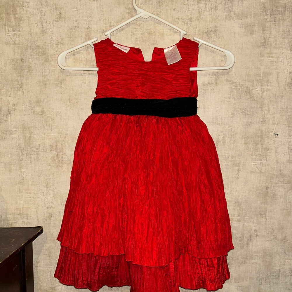 Elegant Red Kids Dress